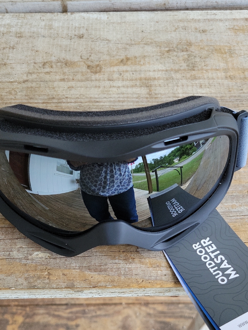 Men's Black Mirrored Ski/Snowboard Goggles